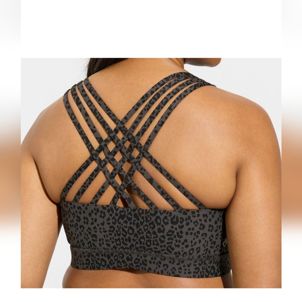 Torrid Low Impact Wireless Strappy Back Active Sport/Workout Top - Picture 2 of 6
